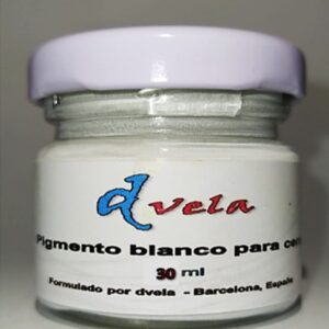 pigmento blanco para cera